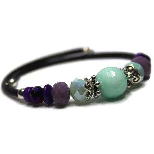 Wrap Bracelet - Seafoam Riverstone