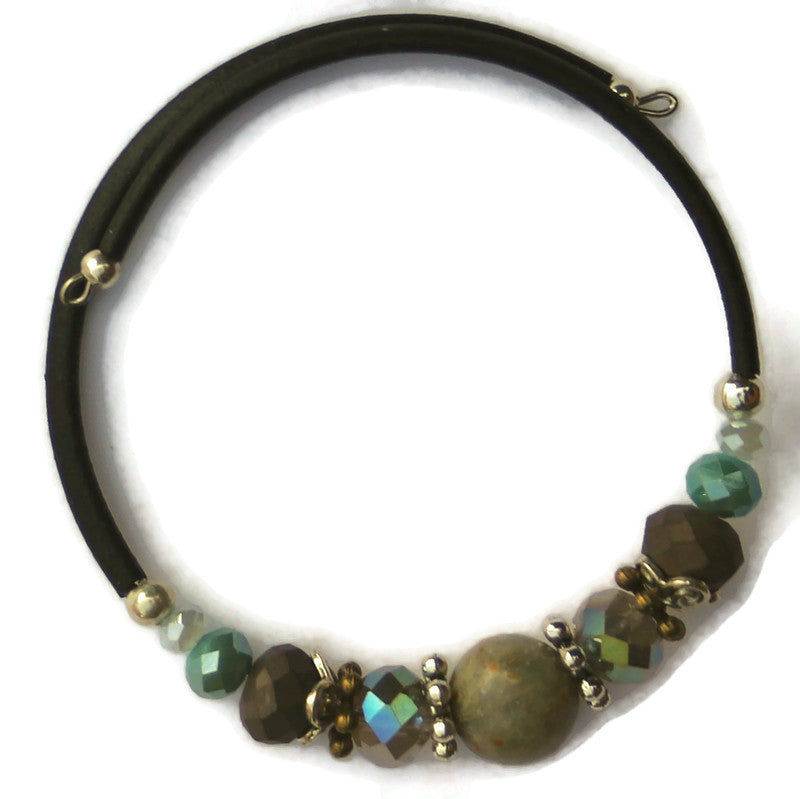 Wrap Bracelet - Impression Jasper